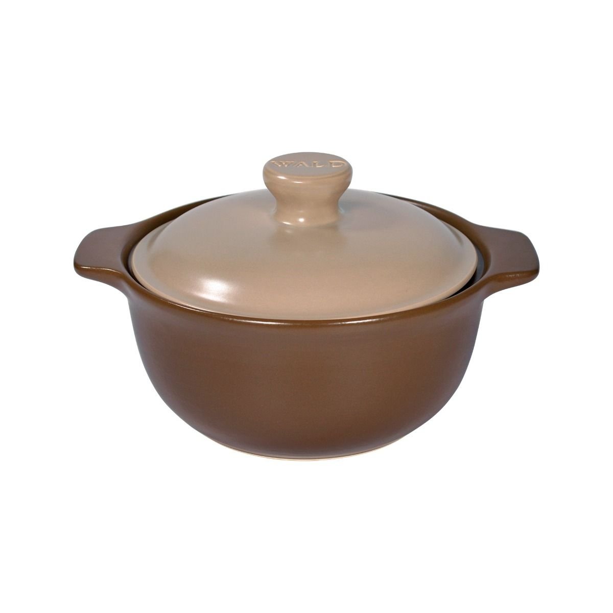 002-fia-marrone Wald & Co - Tegame naturale Ø24 cm in terrasana marrone - immagine 1