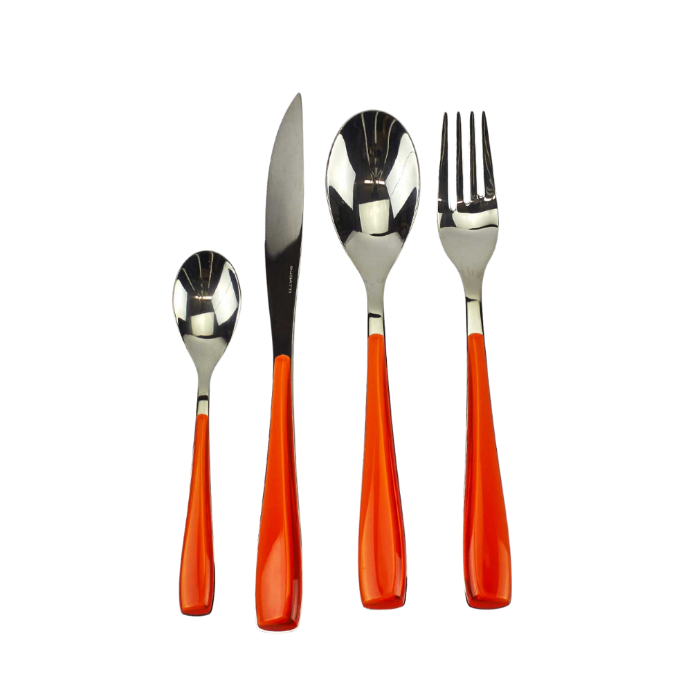 1_dae8dee6-6504-4ca4-b6cf-0cf716931834 Bugatti - Posate Essenza Orange 24pz - immagine 1