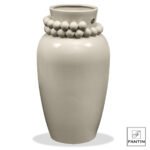 Fantin argenti - Vaso Ceramica Perle Tortora