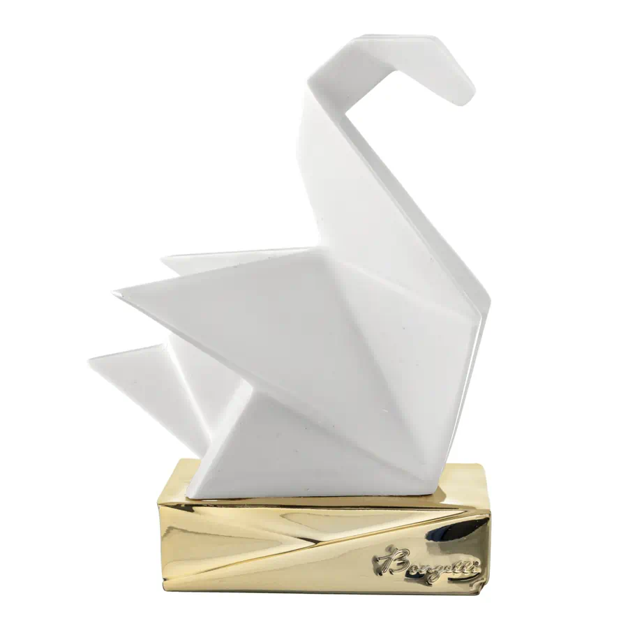 Bongelli-cigno-origami-12x8-bianco-cod.-ME2628-1BI Bongelli - Cigno origami 12×8 bianco - immagine 1