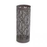Versa - Portaombrelli con foglie tagliate Tortora