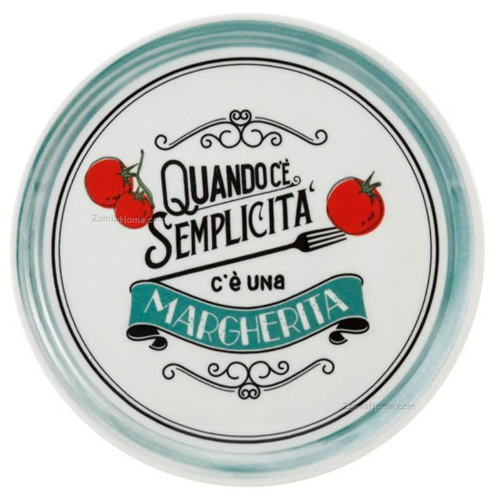 ProgettofotoEcommerce_45 Fade maison - Set 2 pezzi piatti pizza margherita - immagine 1