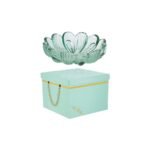 Le Stelle - Fiore Coppetta Vetro Menta 14x14xh. 4cm - immagine 3