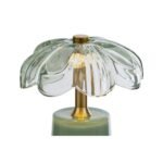 Le Stelle - Lampada Vetro Fiore Menta 11x11xh. 18cm - immagine 3