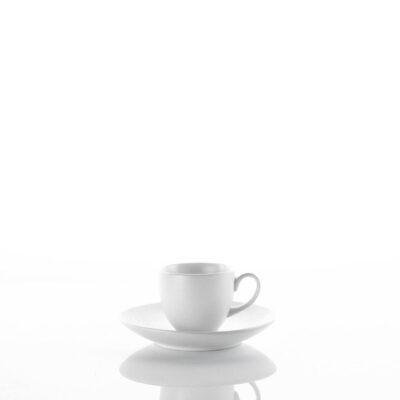 Weissestal - Set 2 Tazze Caffè Coup c/p Terrea White