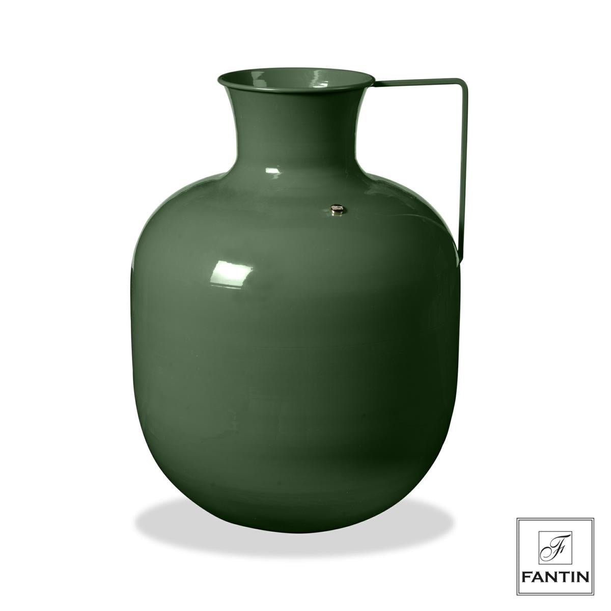 fantinverdegrande Fantin Argenti - Vaso metallo bottiglia verde - immagine 1