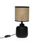 Versa - Lampada piccola pulsante nera