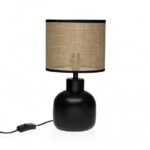Versa - Lampada pulsante nera