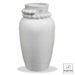 Fantin Argenti - Vaso ceramica perle bianco