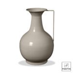 Fantin Argenti - Vaso metallo goccia tortora