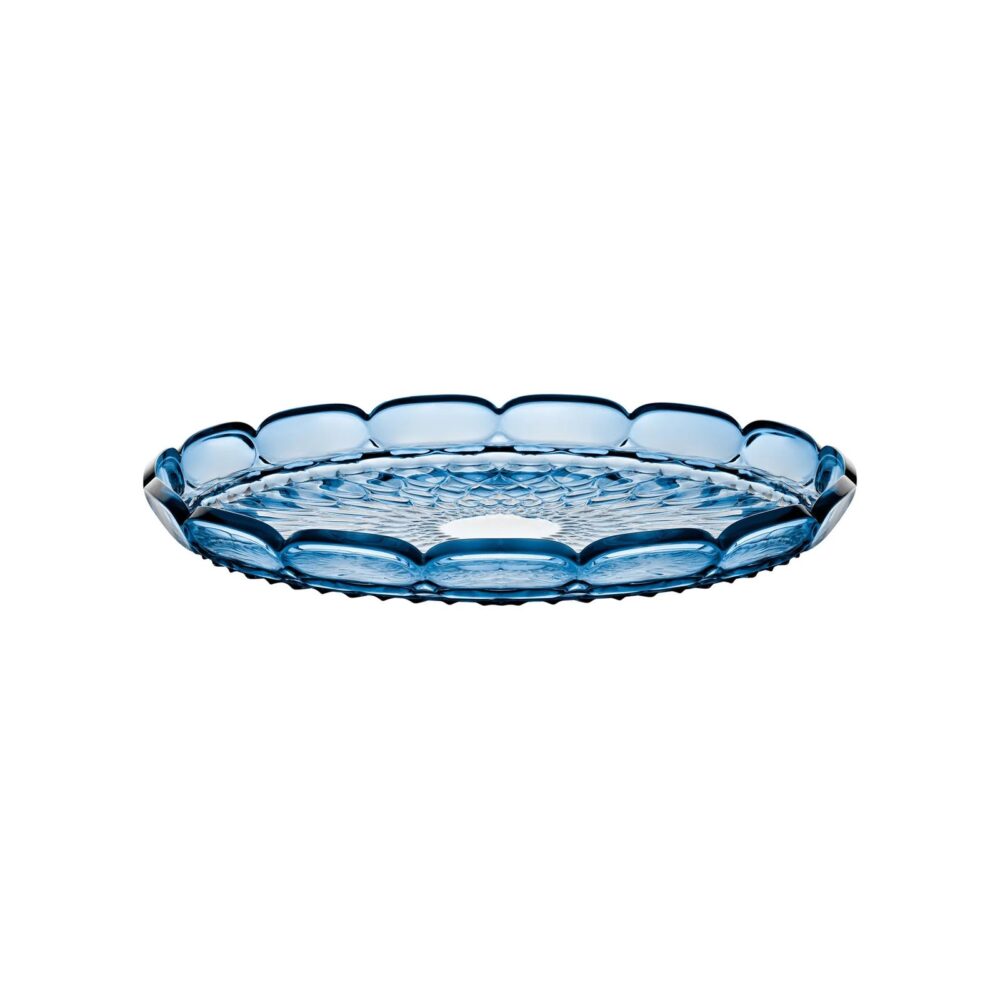 Guzzini - Vassoio tondo grande Vanity sky blue