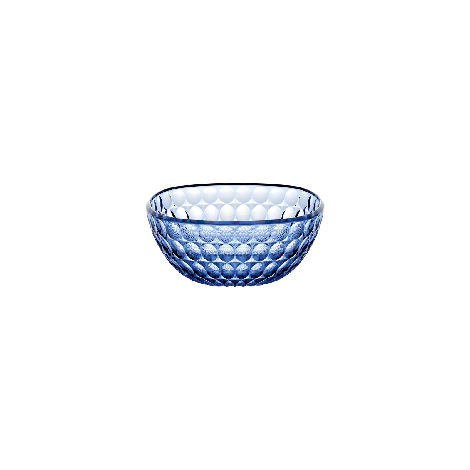 129716AC283.jpg Guzzini - Contenitore ø16 cm Vanity denim blue - immagine 1