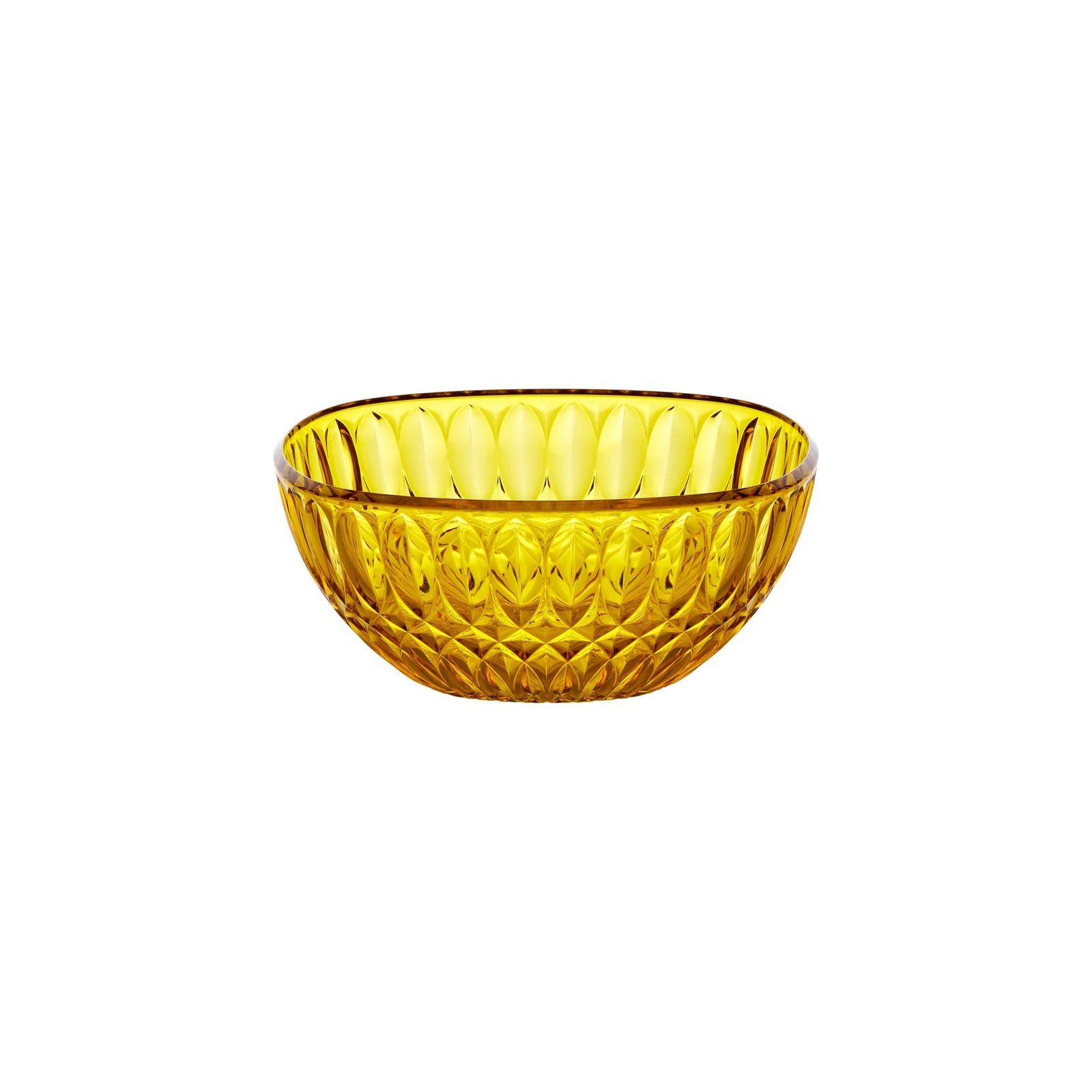 129721TE281.jpg Guzzini - Contenitore ø21 cm Vanity saffron yellow - immagine 1