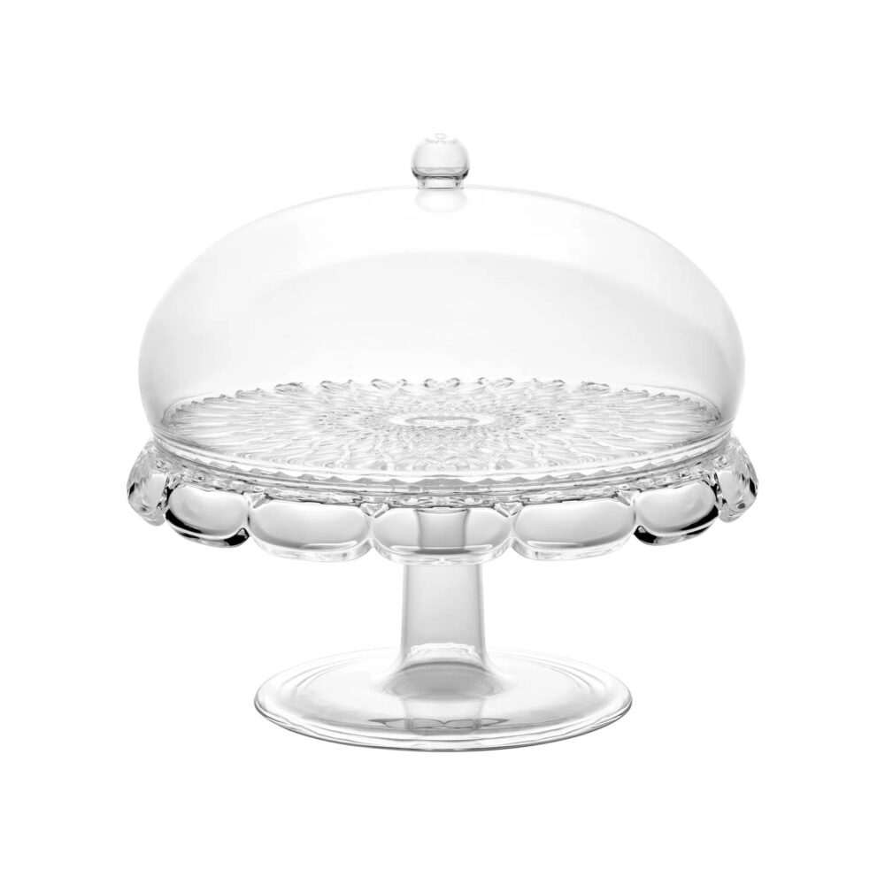 Guzzini - Alzata con campana Vanity trasparente
