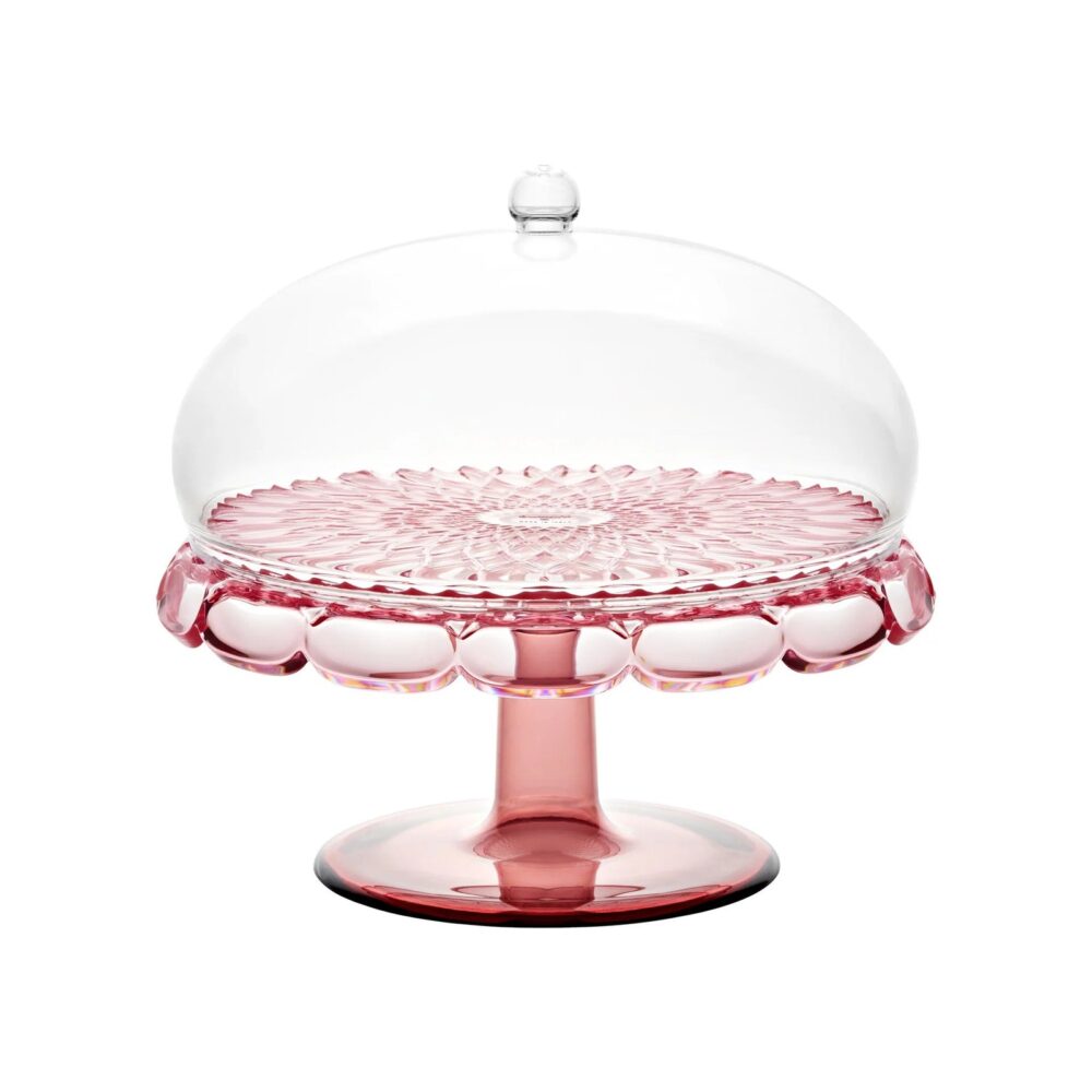 Guzzini - Alzata con campana Vanity flamingo Pink