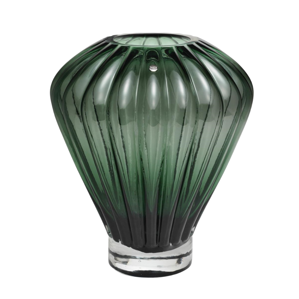 ProgettofotoEcommerce_6.png Fantin Argenti - Vaso vetro "Mongolfiera" verde - immagine 1