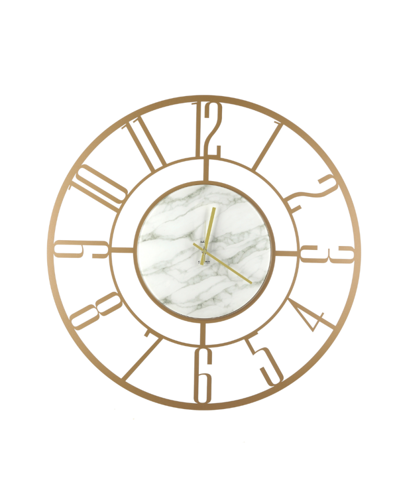orologio-da-parete-girandola.png Ceart - Orologio da parete Penelope in Marmo Carrara - immagine 1