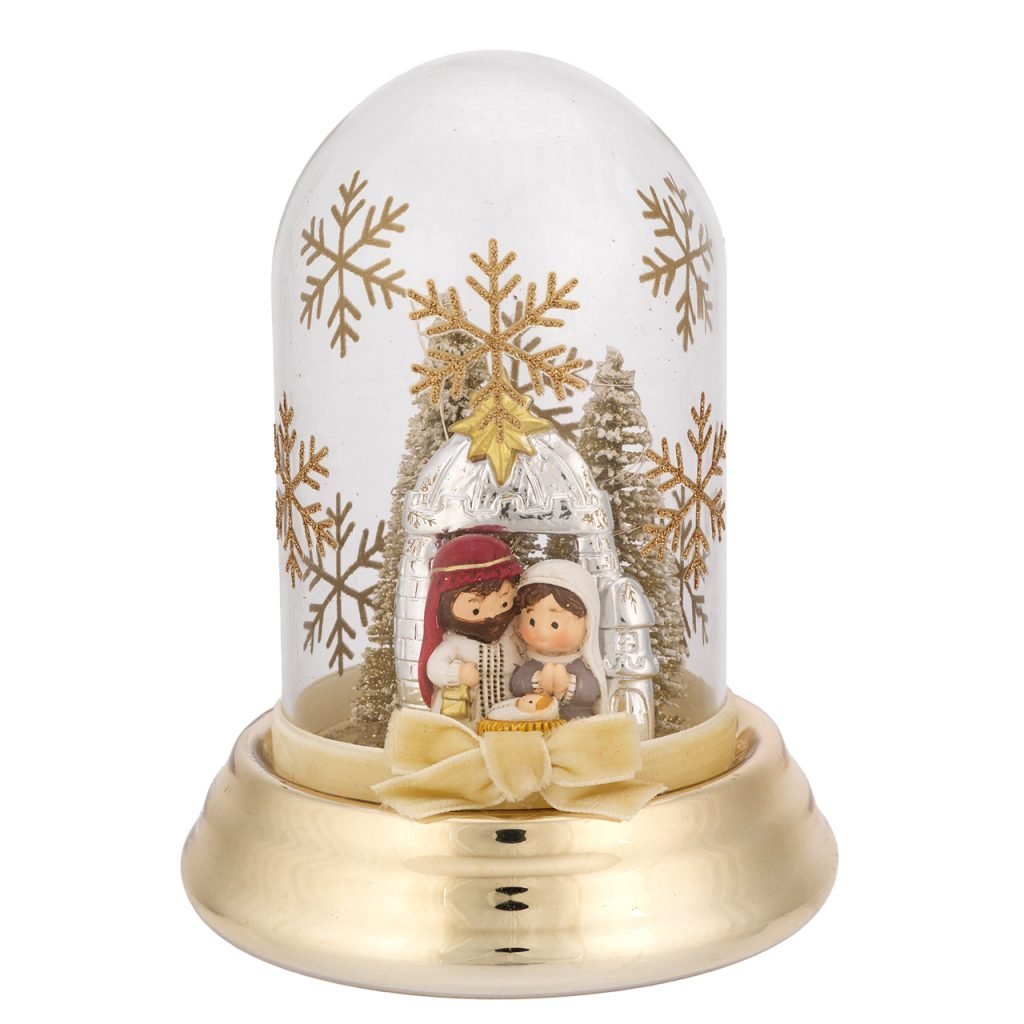 N-8621-04-1024x1024 Bagutta – Cupola natalizia con finiture oro H13 cm - immagine 1