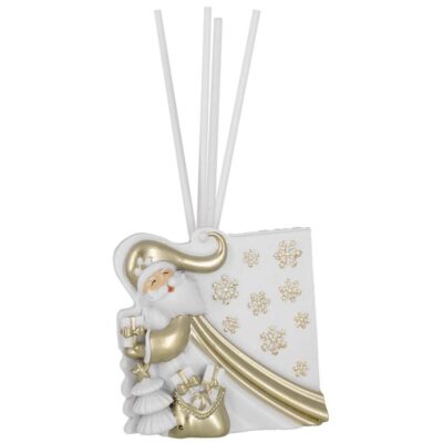 Bagutta - Diffusore natalizio con babbo natale e finiture oro