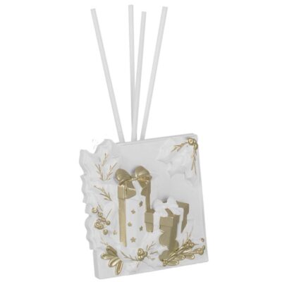 Bagutta - Diffusore natalizio con pacchi regalo e finiture oro