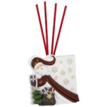 Bagutta - Diffusore natalizio con babbo natale e finiture colorate