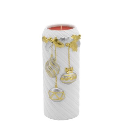 Bagutta – Cilindro natalizio decorativo con tea light H14 cm
